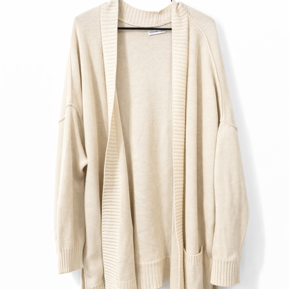 Sonoma Women's Cream Sweater Cardigan Size 4X